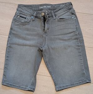 Calvin Klein Charcoal Denim Shorts